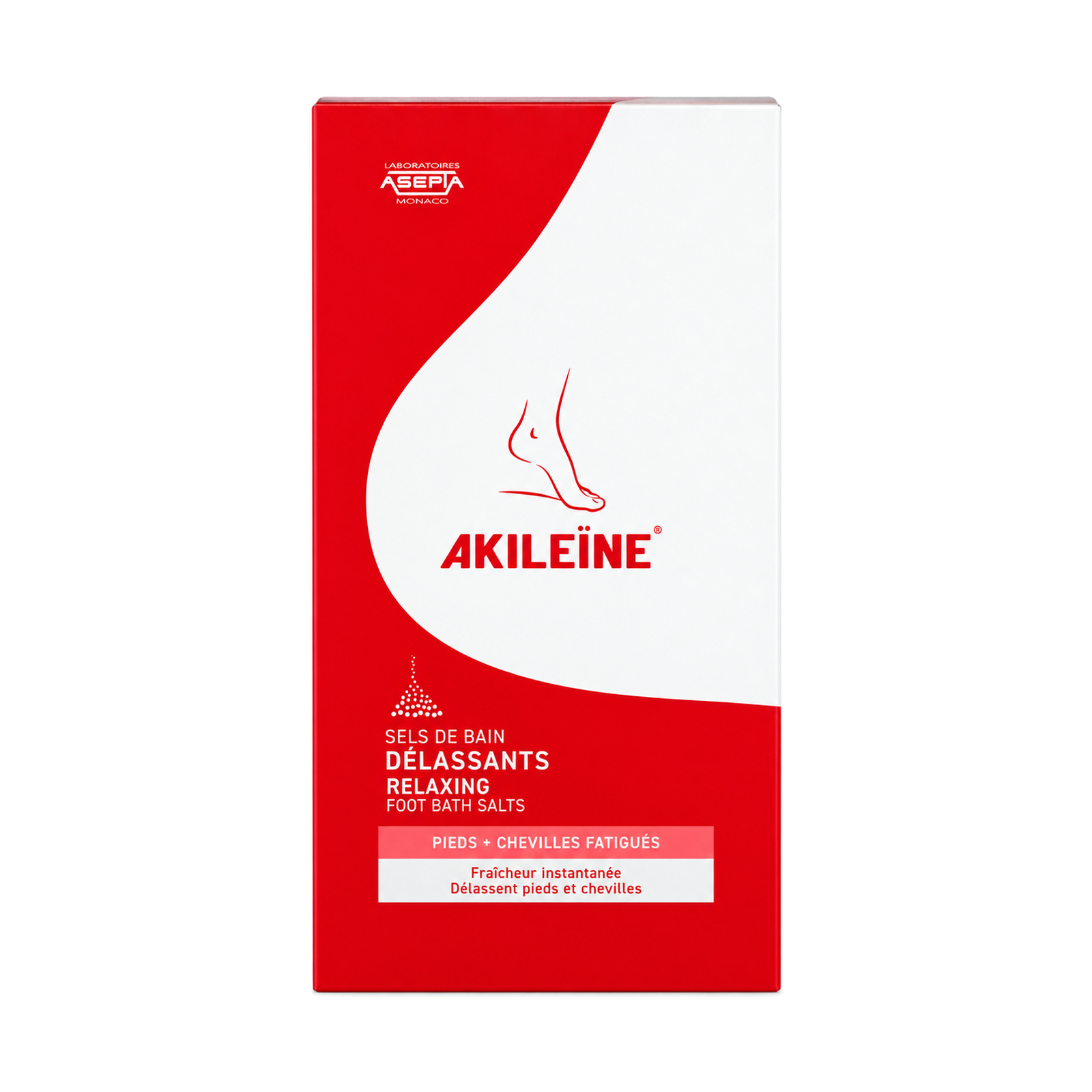 Освежающая соль для ванн Akileine