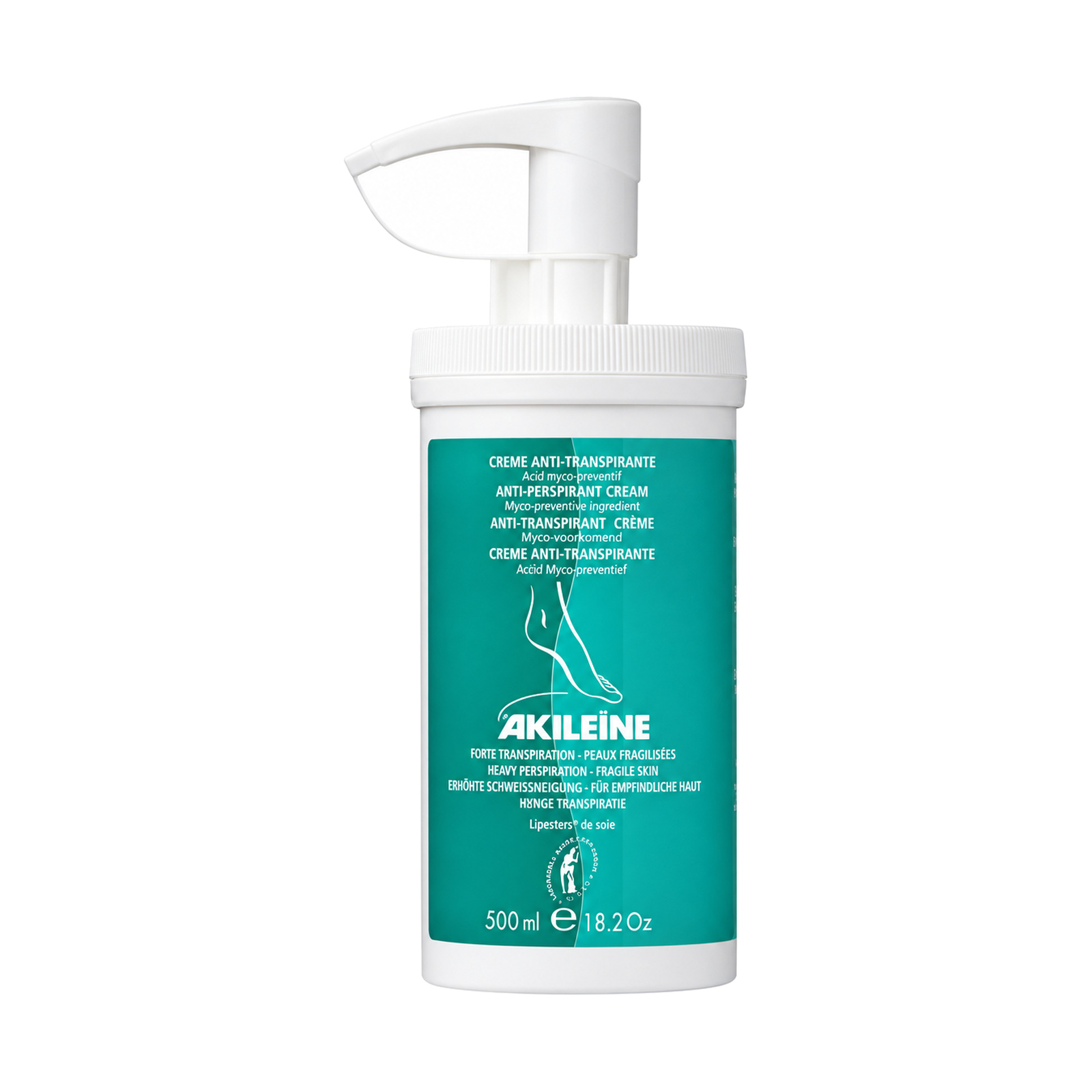 Крем антиперспирант Akileine, флакон с дозатором
