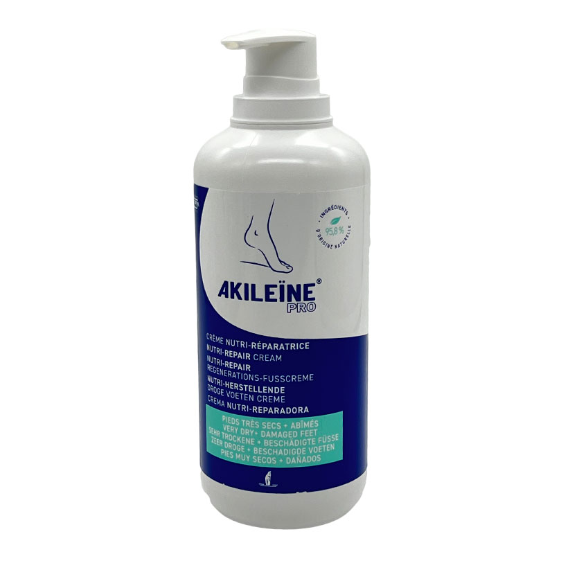 Крем Akileine Питание и Восстановление, флакон с дозатором